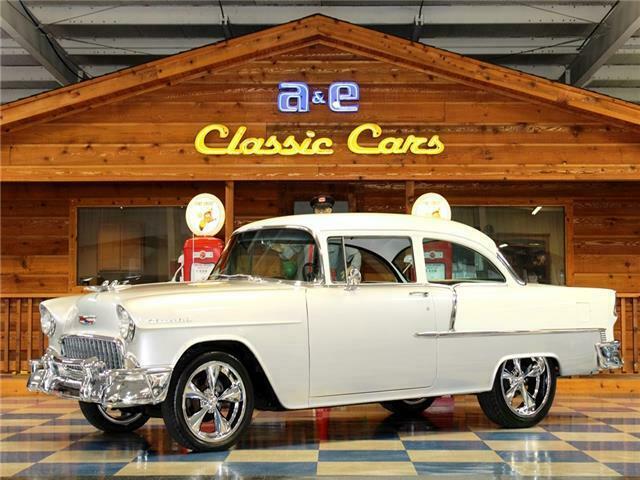 1955 Silver Chevrolet Bel Air/150/210 --