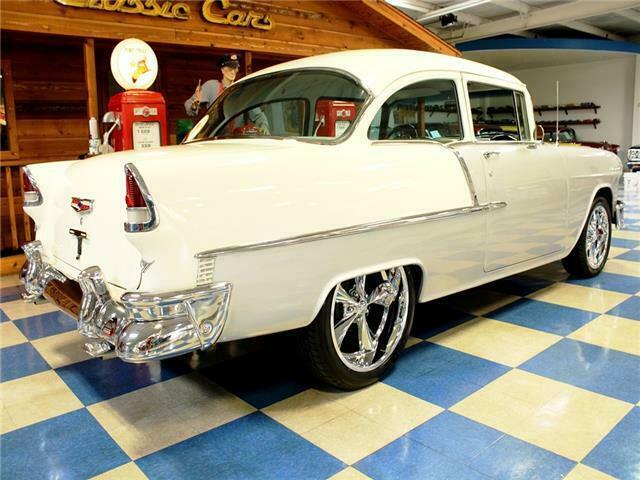 1955 Silver Chevrolet Bel Air/150/210 --