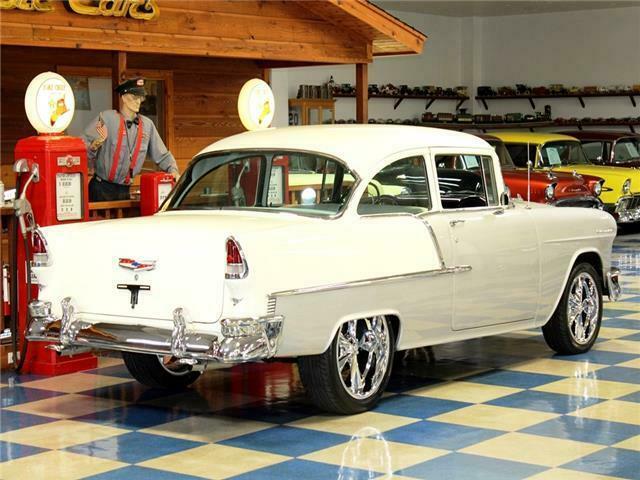 1955 Silver Chevrolet Bel Air/150/210 --