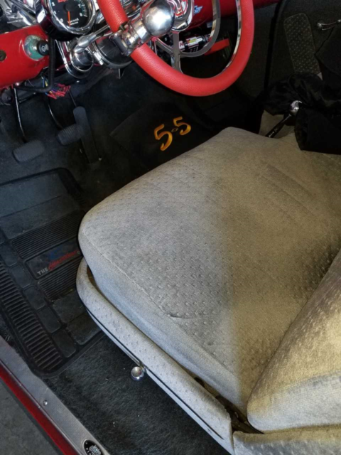 1955 Red/White Chevrolet Bel Air/150/210 Coupe