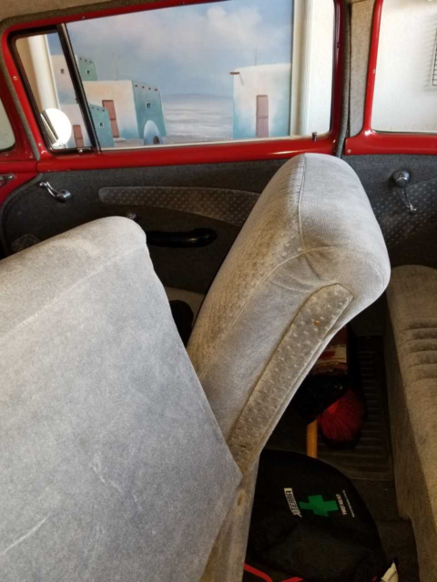 1955 Red/White Chevrolet Bel Air/150/210 Coupe