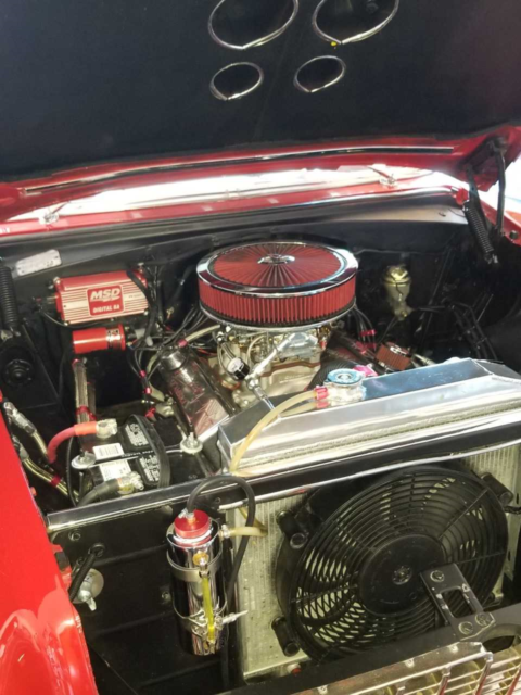 1955 Red/White Chevrolet Bel Air/150/210 Coupe