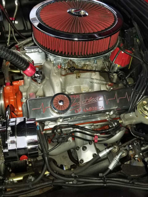 1955 Red/White Chevrolet Bel Air/150/210 Coupe