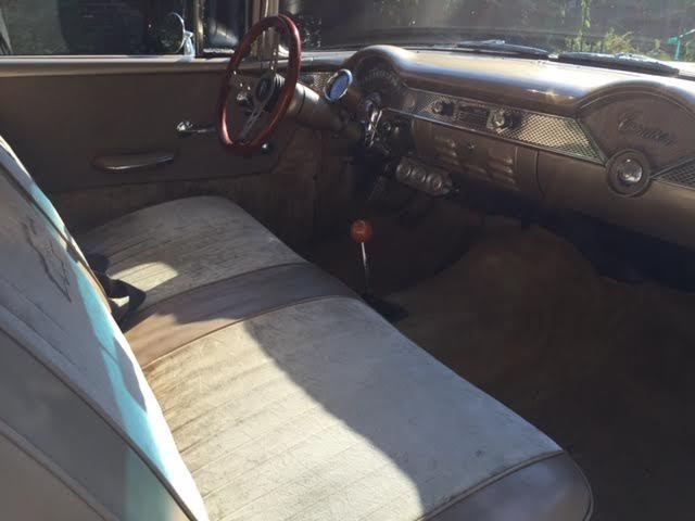 1955 gold Chevrolet Bel Air/150/210 wagon