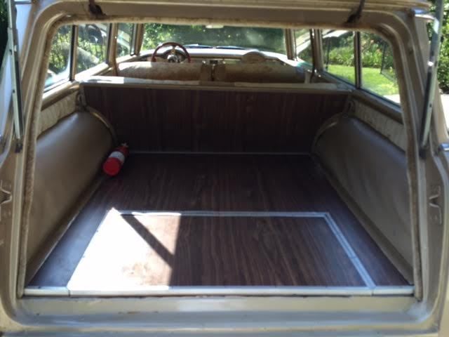 1955 gold Chevrolet Bel Air/150/210 wagon
