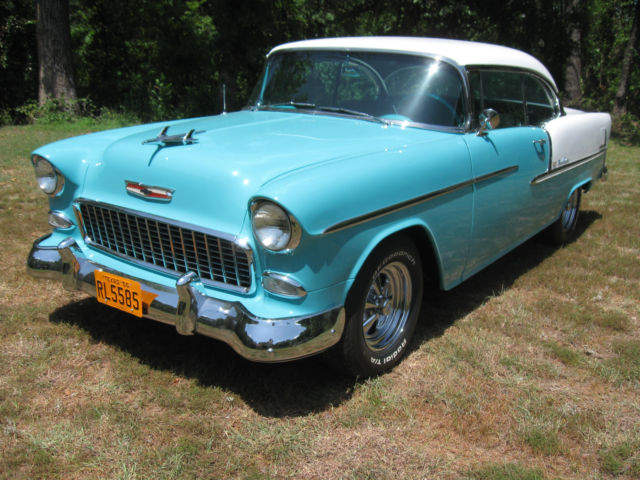 1970 Turquoise/White Chevrolet Bel Air/150/210 Coupe