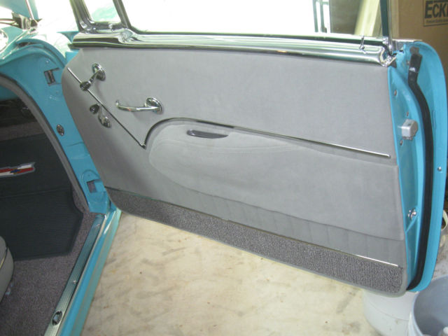 1970 Turquoise/White Chevrolet Bel Air/150/210 Coupe