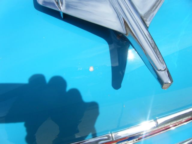 1955 Blue Chevrolet Bel Air/150/210 Sedan