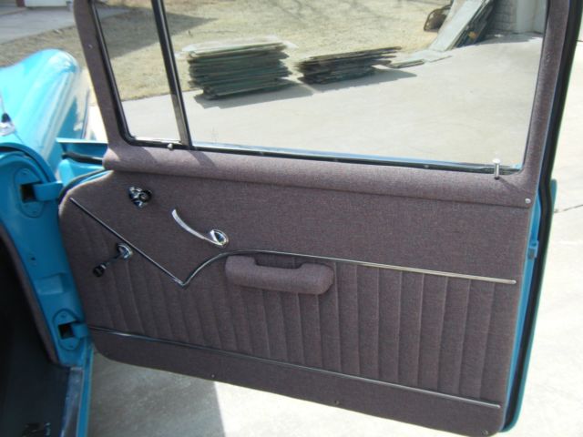 1955 Blue Chevrolet Bel Air/150/210 Sedan