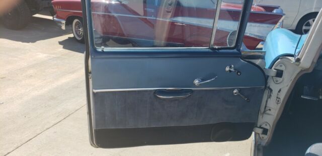 1955 Blue/white Chevrolet Bel Air/150/210 2Dr sedan