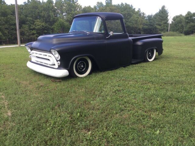 1955 Black Chevrolet Other Pickups Stepside