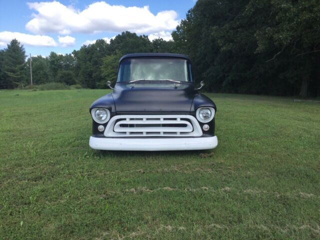 1955 Black Chevrolet Other Pickups Stepside