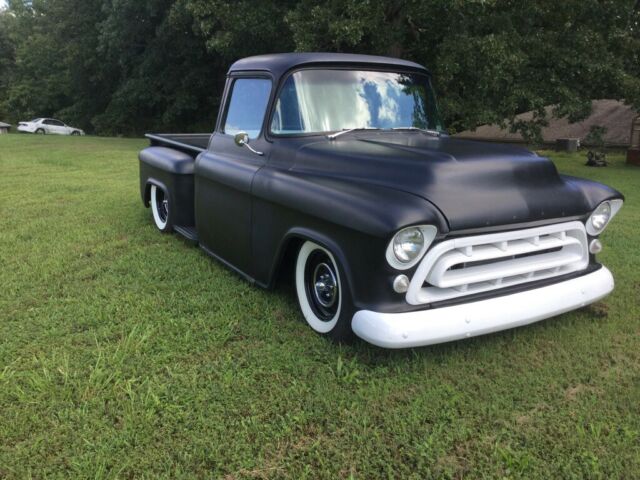 1955 Black Chevrolet Other Pickups Stepside