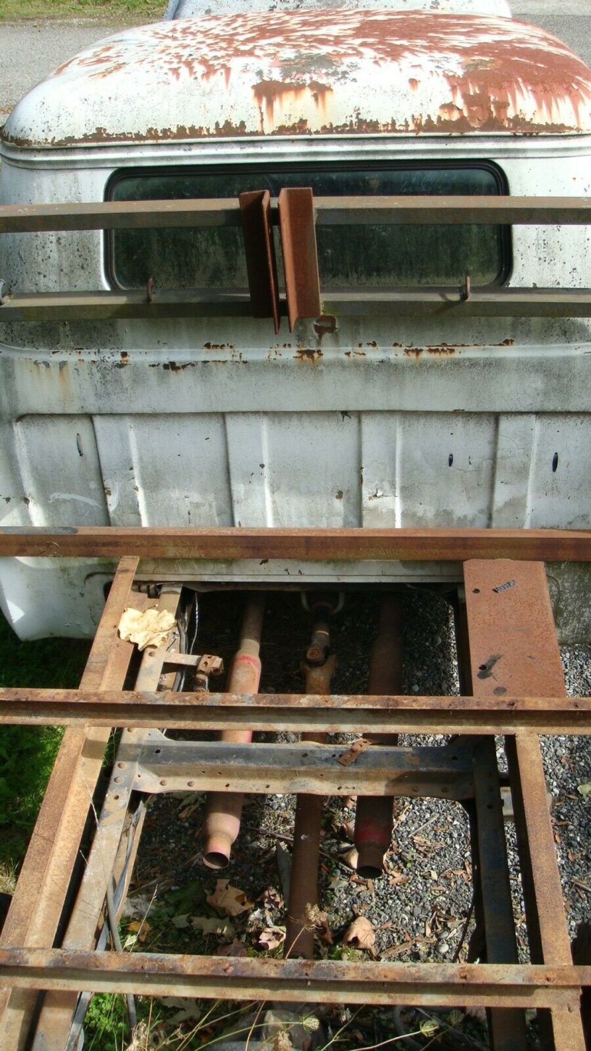 1955 White Chevrolet Other Pickups Cab With Modified Flatbed