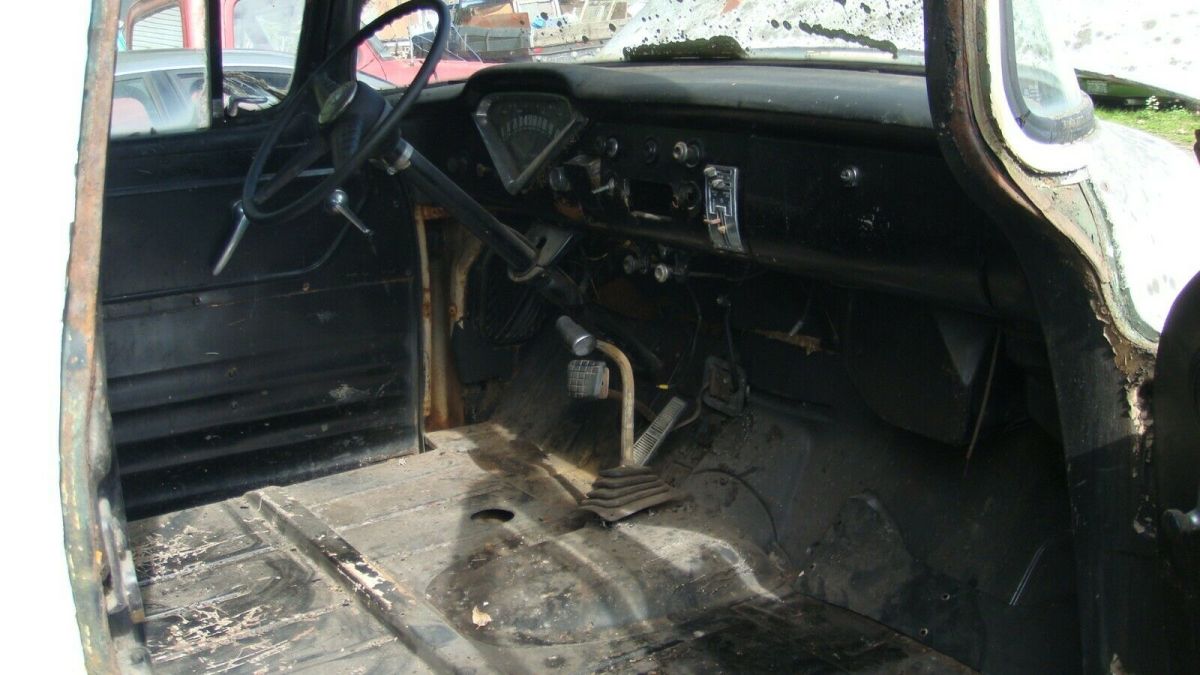 1955 White Chevrolet Other Pickups Cab With Modified Flatbed