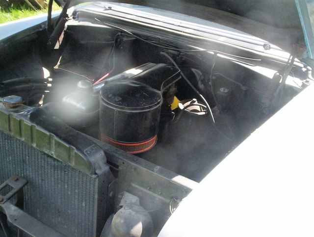 1955 primer,blue,white Chevrolet Bel Air/150/210 4 door