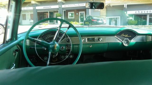 1955 Green Chevrolet BELAIR Sedan