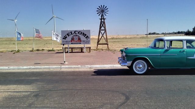 1955 Green Chevrolet BELAIR Sedan
