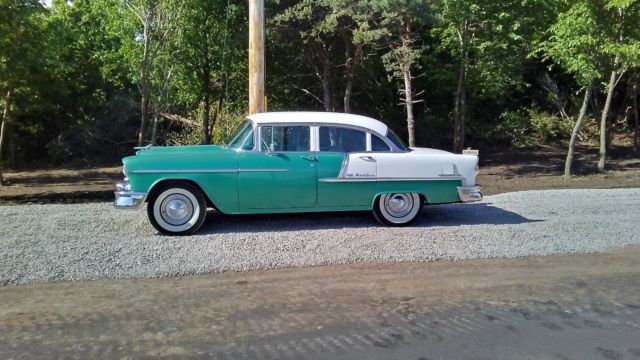 1955 Green Chevrolet BELAIR Sedan