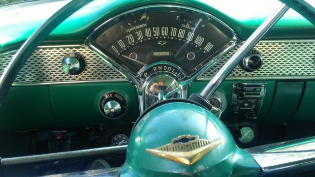 1955 Green Chevrolet BELAIR Sedan