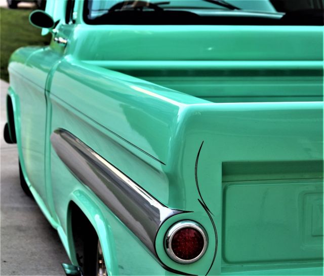 1955 Surf Green Chevrolet Other Pickups Big Back Window Fleetside