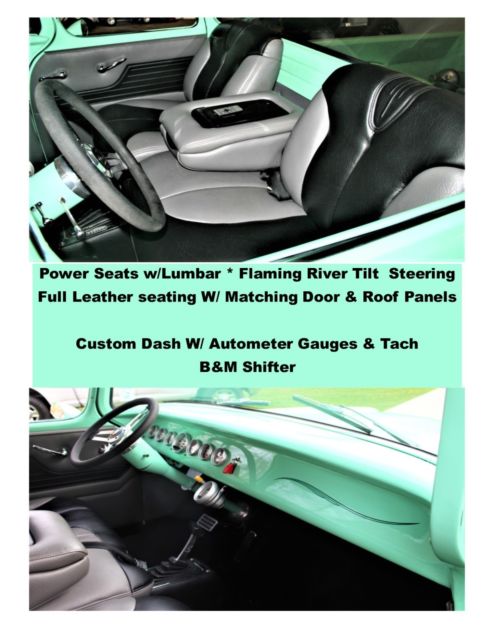 1955 Surf Green Chevrolet Other Pickups Big Back Window Fleetside