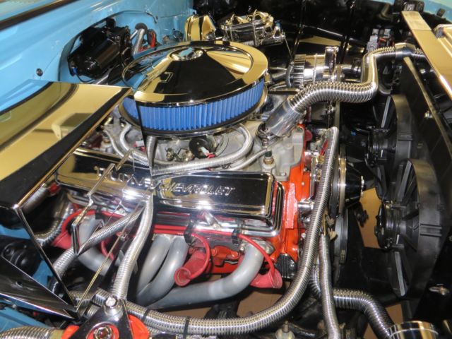 1955 Sky Blue/ Indian Ivory Chevrolet Bel Air/150/210 Coupe