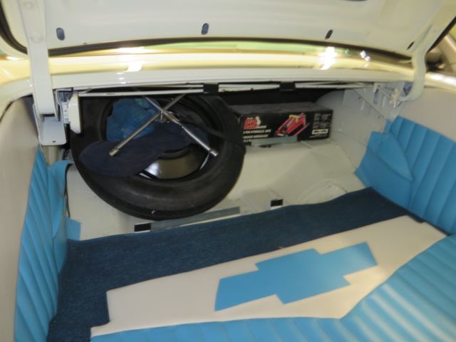 1955 Sky Blue/ Indian Ivory Chevrolet Bel Air/150/210 Coupe