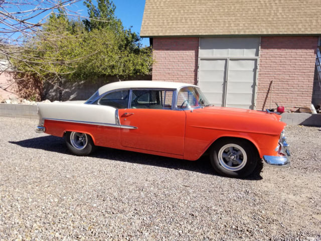 1955 Turquoise Chevrolet Bel Air/150/210 2 door Hardtop
