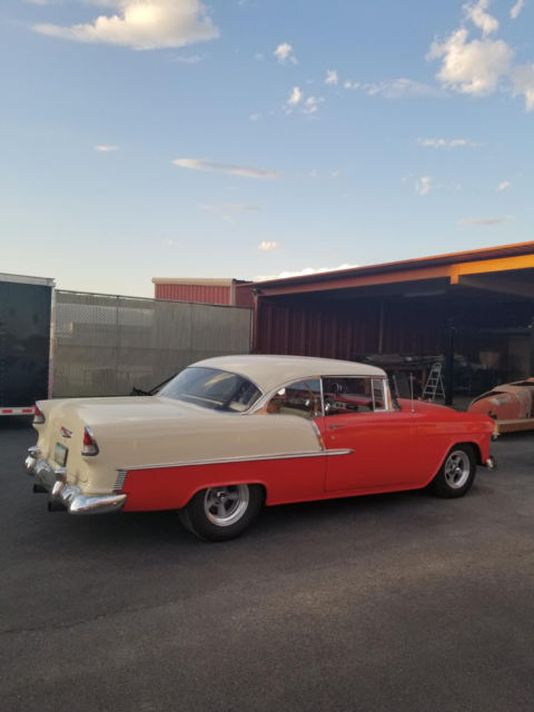 1955 Turquoise Chevrolet Bel Air/150/210 2 door Hardtop