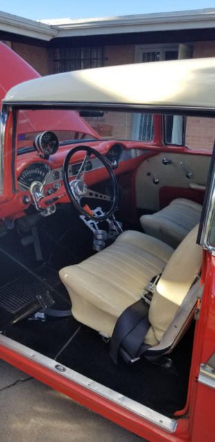 1955 Turquoise Chevrolet Bel Air/150/210 2 door Hardtop