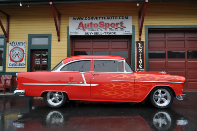 1955 Red Chevrolet Bel Air/150/210 --