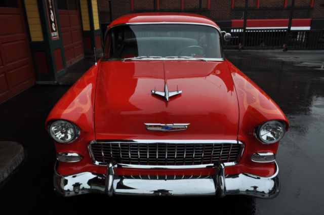 1955 Red Chevrolet Bel Air/150/210 --