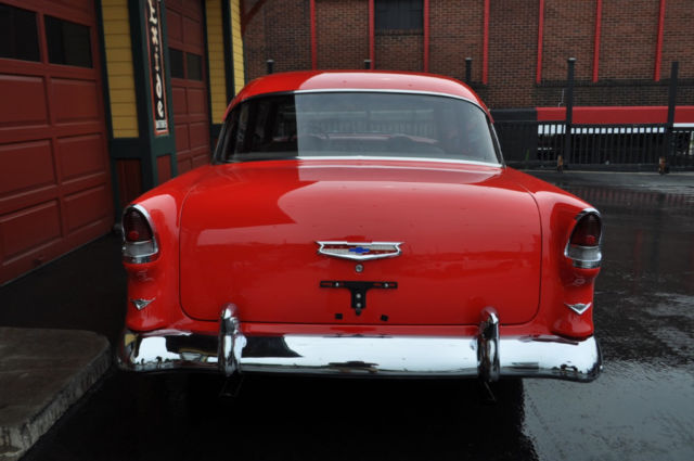 1955 Red Chevrolet Bel Air/150/210 --