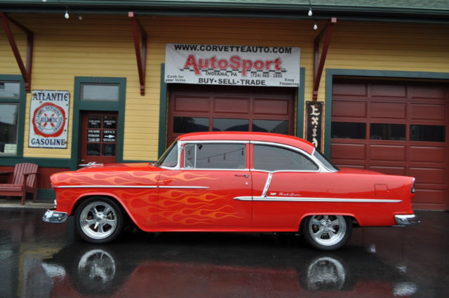1955 Red Chevrolet Bel Air/150/210 --