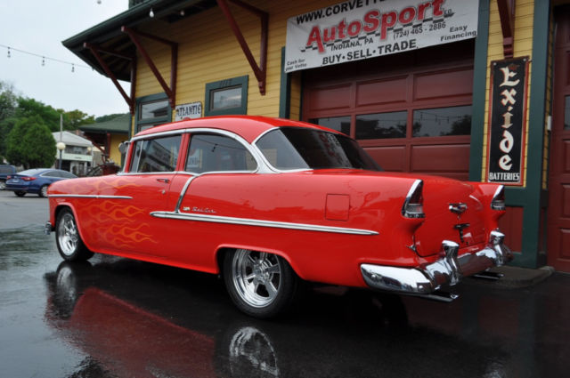 1955 Red Chevrolet Bel Air/150/210 --