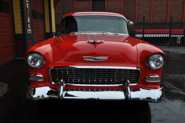 1955 Red Chevrolet Bel Air/150/210 --