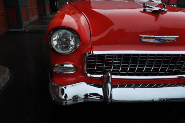1955 Red Chevrolet Bel Air/150/210 --