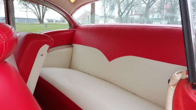 1955 Red Chevrolet Bel Air/150/210 Coupe