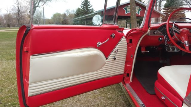1955 Red Chevrolet Bel Air/150/210 Coupe