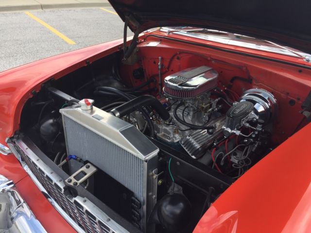 1955 Gypsy Red - Shoreline Beige Chevrolet Bel Air/150/210 Coupe