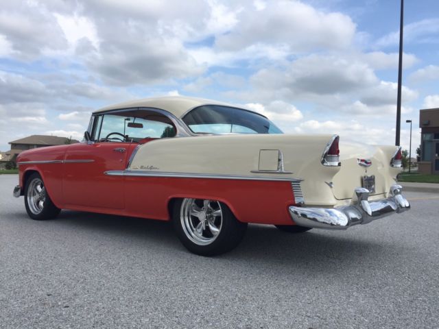 1955 Gypsy Red - Shoreline Beige Chevrolet Bel Air/150/210 Coupe