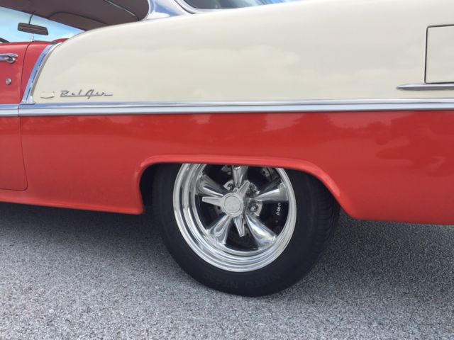 1955 Gypsy Red - Shoreline Beige Chevrolet Bel Air/150/210 Coupe