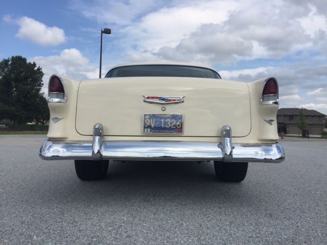 1955 Gypsy Red - Shoreline Beige Chevrolet Bel Air/150/210 Coupe