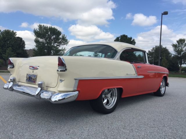 1955 Gypsy Red - Shoreline Beige Chevrolet Bel Air/150/210 Coupe