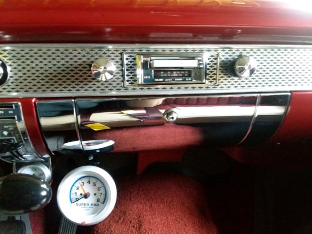 1955 Turquoise/ White Chevrolet Bel Air/150/210 Coupe