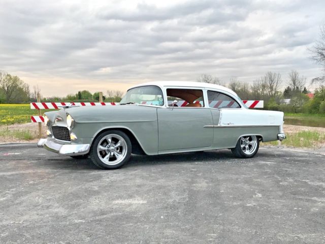 1955 Gray Chevrolet Bel Air/150/210 Coupe