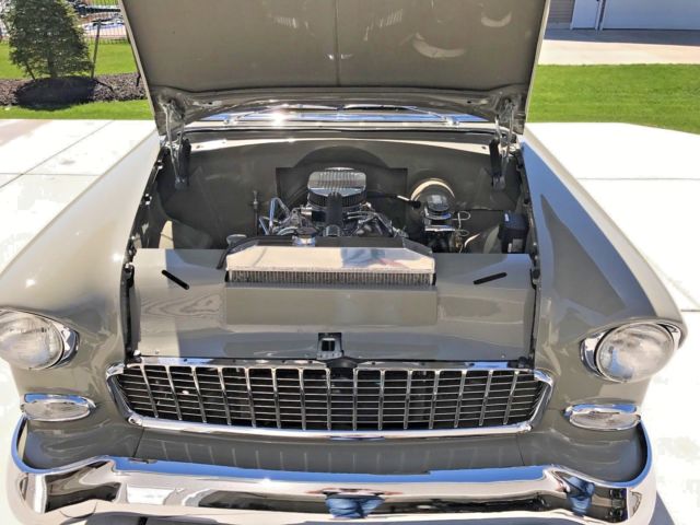 1955 Gray Chevrolet Bel Air/150/210 Coupe