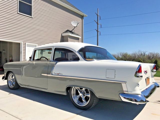 1955 Gray Chevrolet Bel Air/150/210 Coupe
