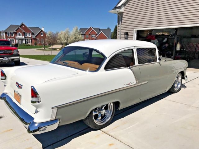 1955 Gray Chevrolet Bel Air/150/210 Coupe